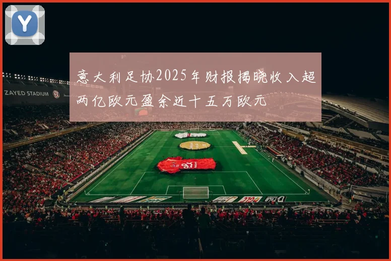 意大利足协2025年财报揭晓收入超两亿欧元盈余近十五万欧元